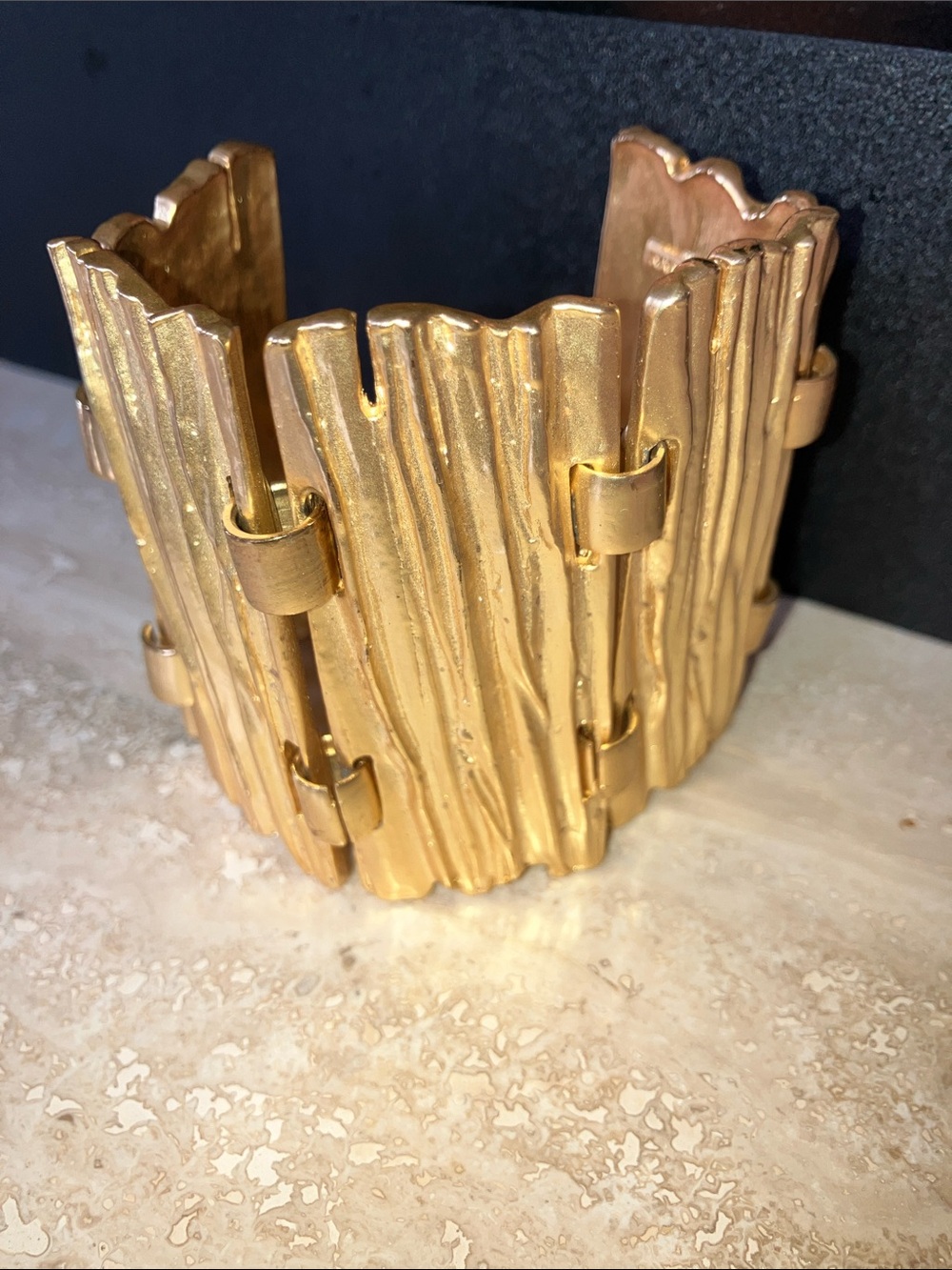 🌟Textured Gold Wide Cuff Bracelet🌟
